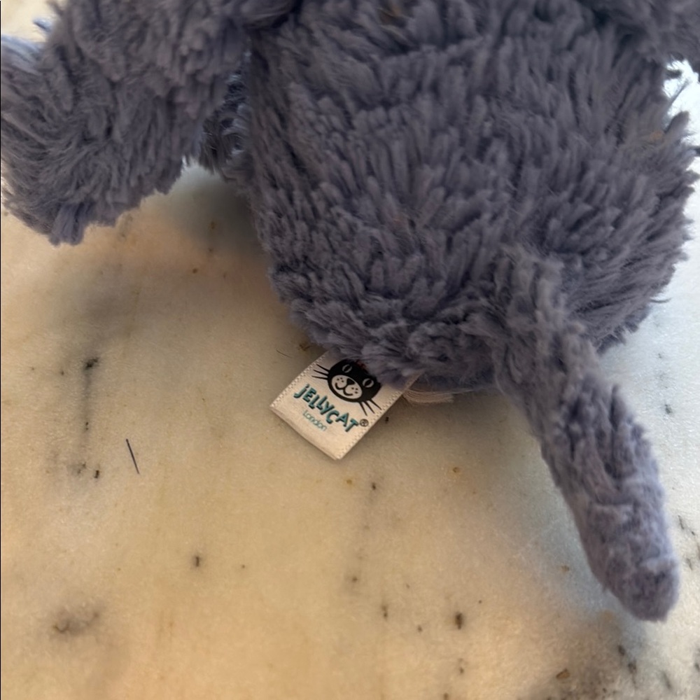 RARE Jellycat Squiggle Plush Elephant Toy - Picture 3 of 4